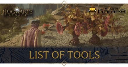 Hogwarts Legacy - List of Tools