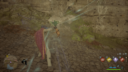 Hogwarts Legacy - Using Mandrake