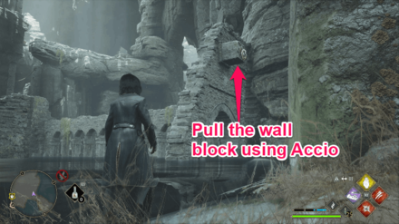 Hogwarts Legacy - South of Feldcroft Catacomb Floo Flame Step 2