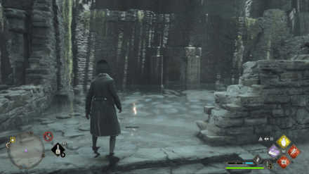 Hogwarts Legacy - South of Feldcroft Catacomb Floo Flame Step 3