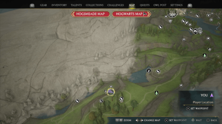 Hogwarts Legacy - West of North Feldcroft Floo Flame Step 1