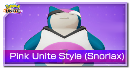 Pokemon UNITE - Pink Unite Style Snorlax Banner