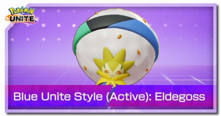 Pokemon UNITE - Blue Unite Style Eldegoss Banner
