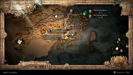 Octopath Traveler 2 Conning Creek Harborlands