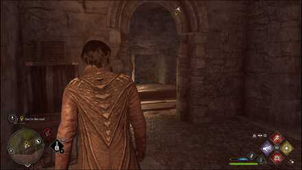 Hogwarts Legacy - hidden room near the roof