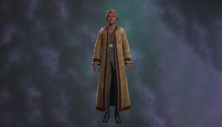 Regal Golden Silk Robe