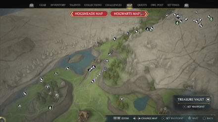 Hogwarts Legacy - Northeast of Rookwood Castle Floo Flame Step 1