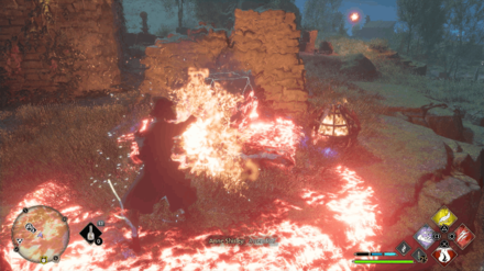 Hogwarts Legacy - East of Rookwood Castle Floo Flame Step 3