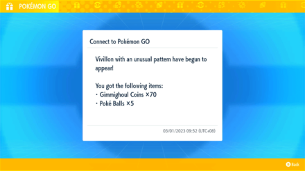 Pokemon Scarlet and Violet SV - Postcard Rewards