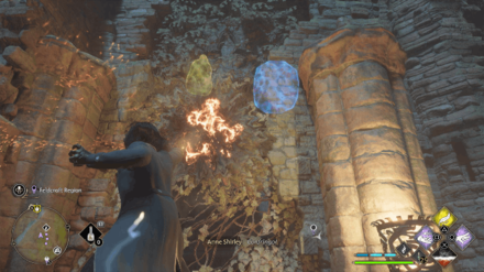 Hogwarts Legacy - South of Irondale Bog Floo Flame Step 1