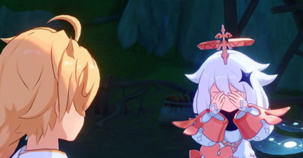 Genshin Impact Destined Encounter Quest Guide - Walkthrough - Talk to Paimon