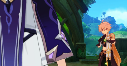 Genshin Impact Fortune-Mocking Pedigree Quest Guide Walkthrough - Look for Paimon Inside the House