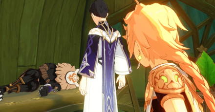 Genshin Impact Fortune-Mocking Pedigree Quest Guide Walkthrough - Talk to Eide