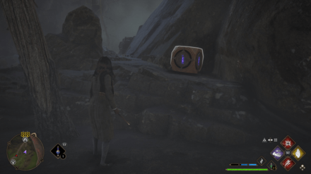 Hogwarts Legacy - Find Cube Behind the Rocks