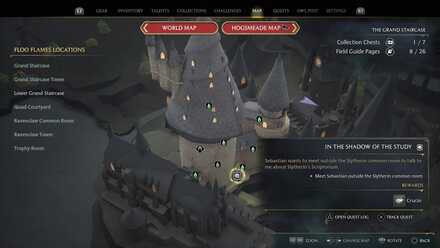 Hogwarts Legacy In the Shadow of the Study Quest Location