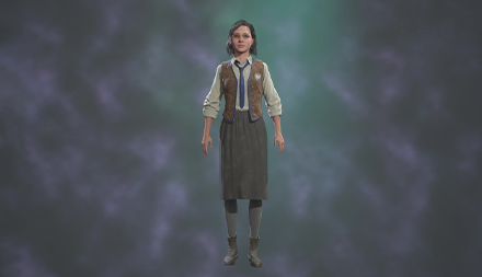 Embroidered Casual Uniform