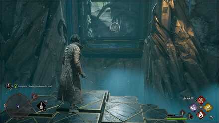 Hogwarts Legacy - switch that raises a bridge