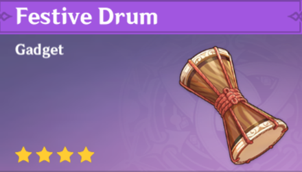 Genshin Impact - How to Get Festive Drum and Effects