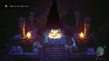 Octopath Traveler 2 - Temenos Chapter 4 - Make for the rifted rock