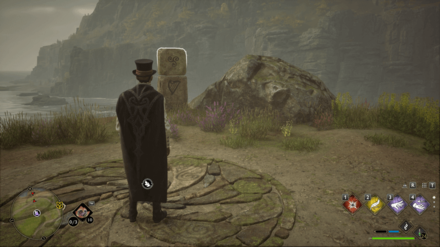 Hogwarts Legacy - Far Southwest of Poidsear Castle Merlin Trial - Cube 1