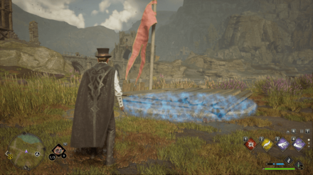 Hogwarts Legacy - West of Marunweem Bridge Merlin Trial - Platform