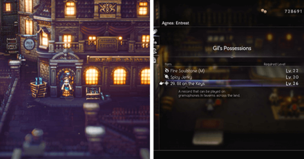 Octopath Traveler 2 - Gil on the Keys