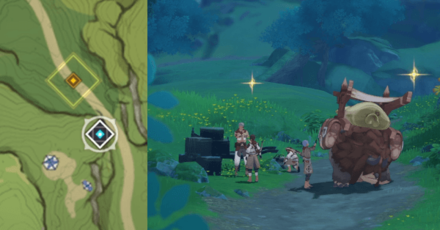 Genshin - Shade Upon Red Silk Step 3 - Intercept the caravan