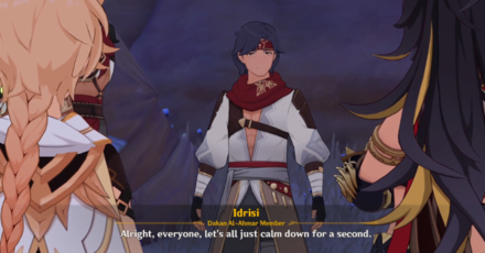 Genshin - Annals of Scarlet Sands Step 7 - Talk to the Dakan Al-Ahmar Members