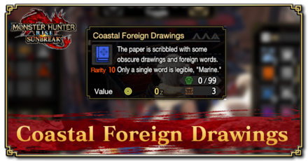 Monster Hunter Rise (MH Rise) - Coastal Foreign Drawings Banner