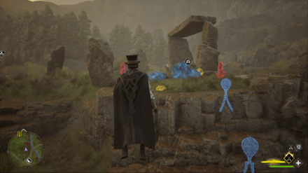 Hogwarts Legacy - Southeast of Phoenix Mountain Cave Merlin Trial - Statue 3