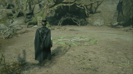 Hogwarts Legacy - Outside Tower Tunnel Merlin Trial World View