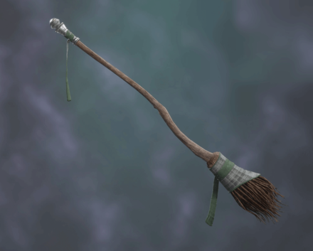 Hogwarts House (Slytherin) Broom