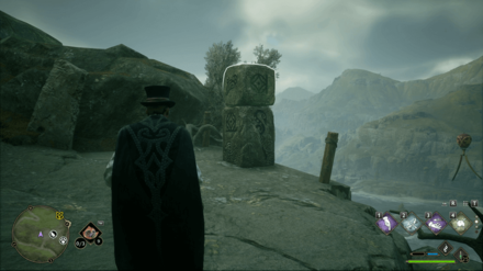 Hogwarts Legacy - Outside Tower Tunnel Merlin Trial - Cube 3