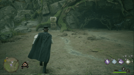 Hogwarts Legacy - Outside Tower Tunnel Merlin Trial - Cube 1