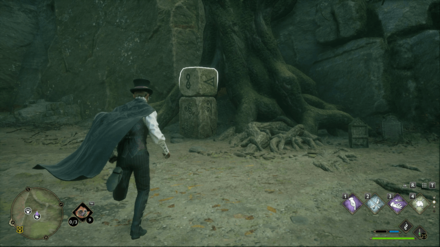 Hogwarts Legacy - Outside Tower Tunnel Merlin Trial - Cube 2