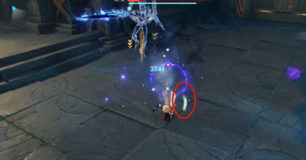 Genshin - How to Beat Abyss Herald Frost Fall - Avoid Attacks That Deplete Your Stamina