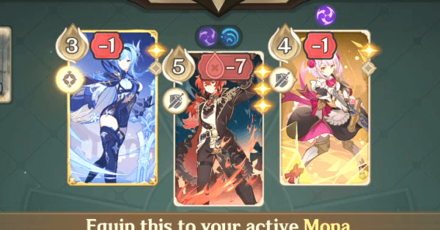 Genshin - Genius Invokation Duel Eula - Use Electro-Charged