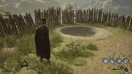 Hogwarts Legacy - East of Marunweem Lake Merlin Trial - Platform