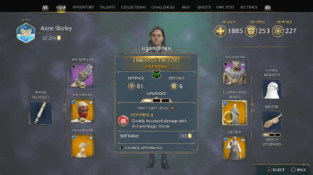Hogwarts Legacy - Equip the Gear If It Has High Stats