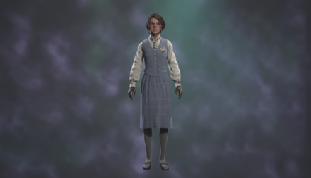 Hogwarts Legacy - Plaid Vest Uniform