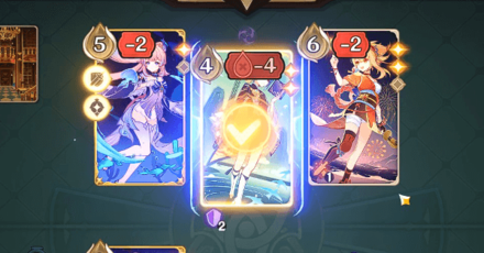 Genshin - Genius Invokation Kokomi Duel - Use AoE Damage