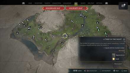 Hogwarts Legacy A Thief in the Night Quest Location