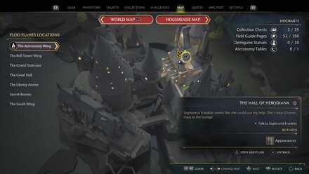 Hogwarts Legacy Hall of Herodiana Quest Location