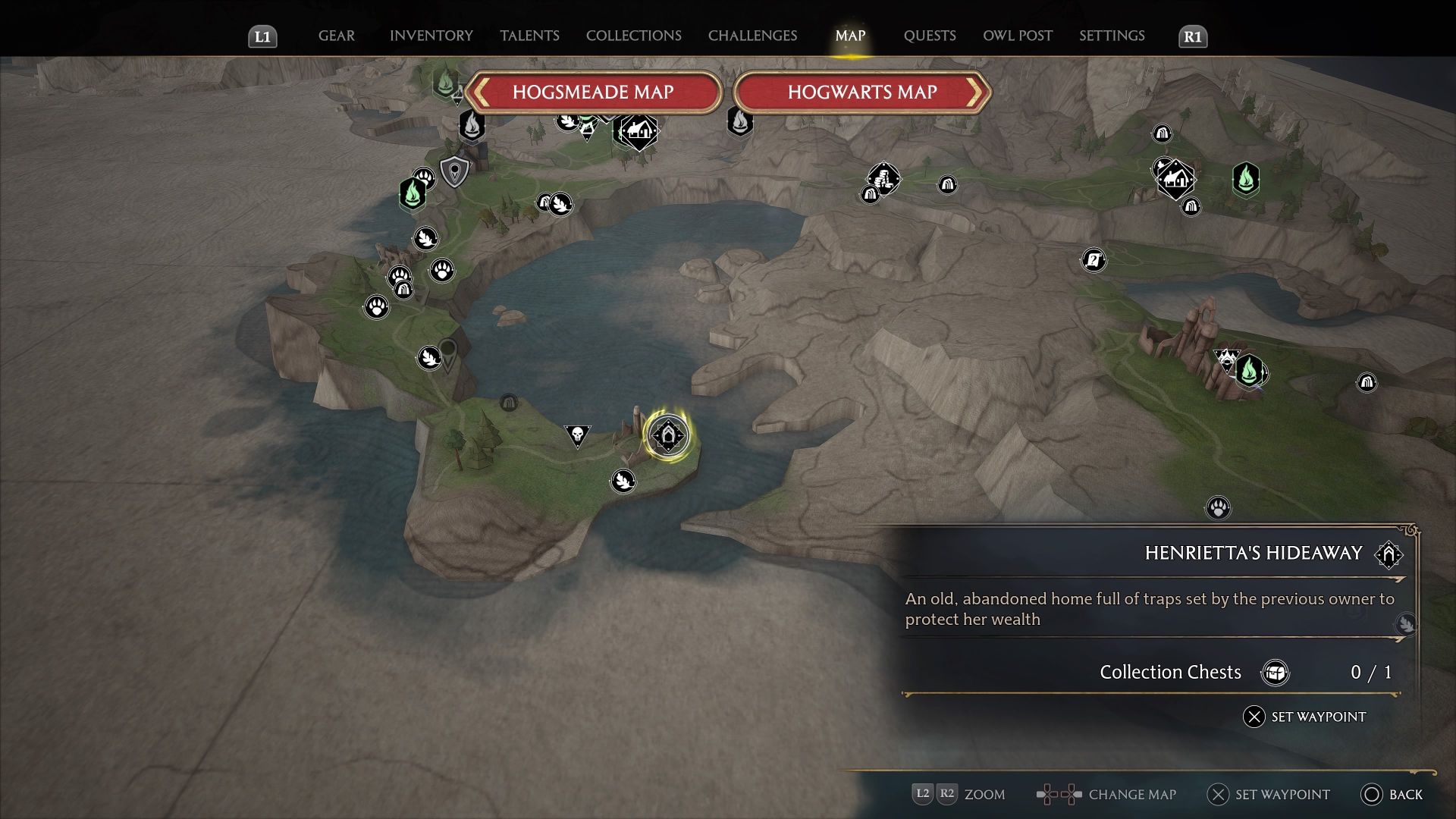 Hogwarts Legacy - Musical Map location