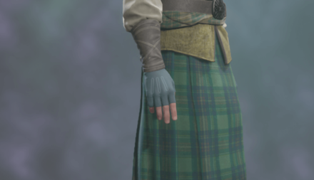 Teal Fingerless Gloves