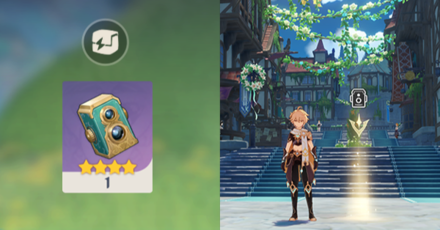 Genshin - Breezy Snapshots How to Play - Equip the Windblume Kamera and enter photo-taking mode