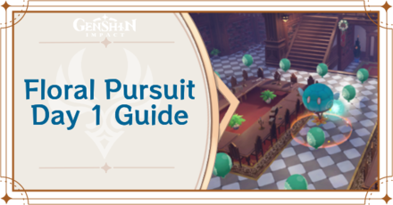 Genshin Impact - Floral Pursuit Day 1 Event Guide