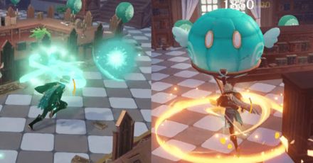 Genshin - Floral Pursuit Day 1 - Collect power-ups to destroy Ersatz Balloons