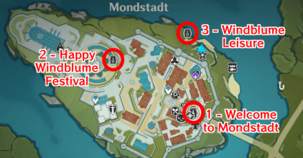 Genshin - Breezy Snapshots Day 1 - All Photography Target Locations