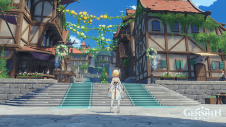 Genshin - Breezy Snapshots Day 1 - Welcome to Mondstadt - Pose Option 2